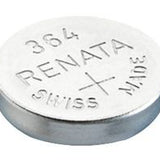 Renata 364 MP 20mAh 1.55V Silver Oxide Coin Cell Battery - 1 Piece Tear Strip, Sold Individually