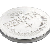 Renata 366 MPS 47mAh 1.55V Silver Oxide Coin Cell Battery - 1 Piece Tear Strip, Sold Individually