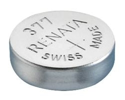 Renata 377 MP 28mAh 1.55V Silver Oxide Coin Cell Battery - 1 Piece Tear Strip, Sold Individually
