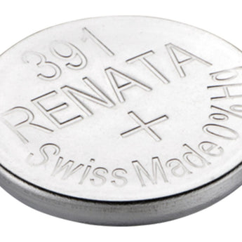 Renata 391 MPS 50mAh 1.55V Silver Oxide Coin Cell Battery - 1 Piece Tear Strip, Sold Individually