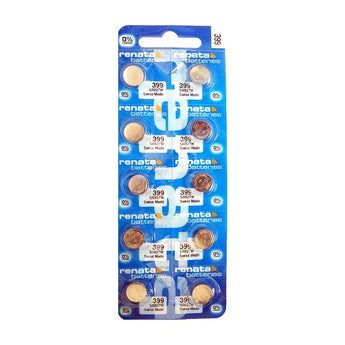Renata 399 MP 55mAh 1.55V Silver Oxide Coin Cell Battery - 1 Piece Tear Strip, Sold Individually
