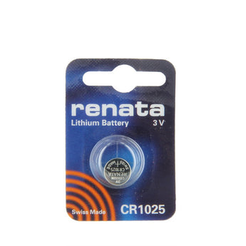 Renata CR1025-CU 115mAh 3V Lithium Primary (LiMNO2) Coin Cell Battery - 1 Piece Small Retail Card