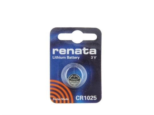 Renata CR1025 3V Lithium Battery - 1 Piece Tear Strip