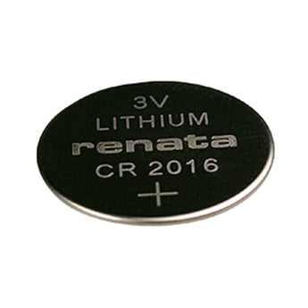 Renata CR2016-CU 90mAh 3V Lithium Primary (LiMNO2) Coin Cell Battery - 1 Piece Small Retail Card
