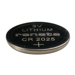 Renata CR2025-CU 165mAh 3V Lithium Primary (LiMNO2) Coin Cell Battery - 1 Piece Small Retail Card