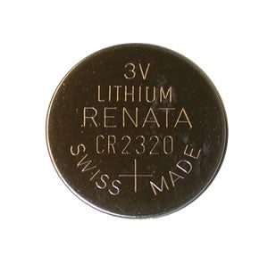 Renata CR2320-CU 150mAh 3V Lithium Primary (LiMNO2) Coin Cell Battery - 1 Piece Small Retail Card