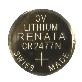 Renata CR2477-SC 950mAh 3V Lithium Primary (LiMNO2) Coin Cell Battery - 1 Piece Retail Card, Sold Individually