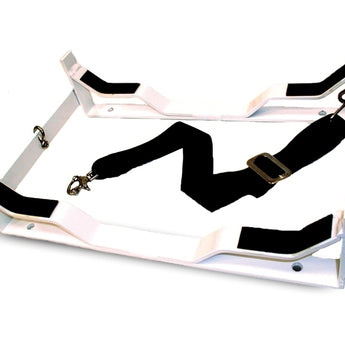 Revere Aluminum Cradle for Offshore Elite 6-8 Person Liferafter Container Pack - White Powder Coated Finish with Hydro Release (45-OE6CRAD)