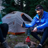 Nite Ize Radiant RH2 PowerSwitch Rechargeable Headlamp - 700 Lumens - Includes Li-ion Battery Pack - Black and Grey or Blue and Grey