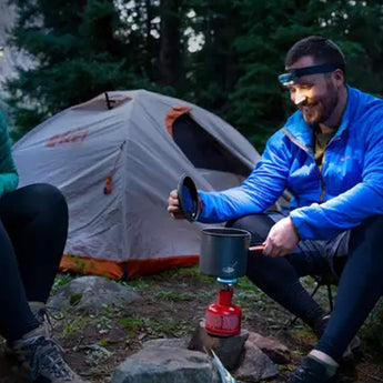 Nite Ize Radiant RH2 PowerSwitch Rechargeable Headlamp - 700 Lumens - Includes Li-ion Battery Pack - Black and Grey or Blue and Grey