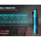 Acebeam Rider RX Ti 2.0 EDC LED Flashlight - 700 Lumens - NICHIA 519A V1 - Includes 1 x USB-C Rechargeable 14500 - Titanium - Silver or Special Edition Design