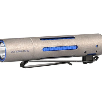 Acebeam Rider RX Ti 2.0 EDC LED Flashlight - 700 Lumens - NICHIA 519A V1 - Includes 1 x USB-C Rechargeable 14500 - Titanium - Silver or Special Edition Design