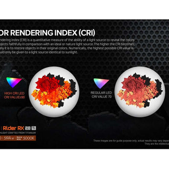 Acebeam Rider RX Ti 2.0 EDC LED Flashlight - 700 Lumens - NICHIA 519A V1 - Includes 1 x USB-C Rechargeable 14500 - Titanium - Silver or Special Edition Design