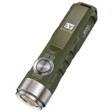 RovyVon A1 Gen 4 USB-C Rechargeable LED Keychain Flashlight -Luminus SST-20 or High CRI LED- 650 Lumens or 420 Lumens - Uses Built-in Li-ion Battery Pack - Black, Gray, Orange, or Army Green