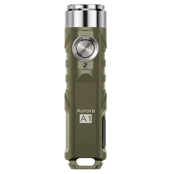 RovyVon A1 Gen 4 USB-C Rechargeable LED Keychain Flashlight -Luminus SST-20 or High CRI LED- 650 Lumens or 420 Lumens - Uses Built-in Li-ion Battery Pack - Black, Gray, Orange, or Army Green
