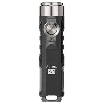 RovyVon A1 Gen 4 USB-C Rechargeable LED Keychain Flashlight -Luminus SST-20 or High CRI LED- 650 Lumens or 420 Lumens - Uses Built-in Li-ion Battery Pack - Black, Gray, Orange, or Army Green