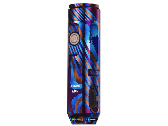 RovyVon Aurora A10x Timascus Limited Edition Mini Keychain Rechargeable LED Flashlight - Nichia 219C - 450 Lumens - Includes Built-In Li-ion Battery Pack