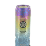 RovyVon A11 Mini Keychain Rechargeable LED Flashlight - 650 or 450 Lumens - CREE XP-G3 LED or Nichia 219C - Included Built-in Li-ion Battery Pack - Dawn in the Dark, Rainbow After Rain, or Sky Blue