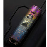 RovyVon A11 Mini Keychain Rechargeable LED Flashlight - 650 or 450 Lumens - CREE XP-G3 LED or Nichia 219C - Included Built-in Li-ion Battery Pack - Dawn in the Dark, Rainbow After Rain, or Sky Blue