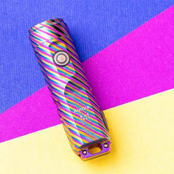 RovyVon A11 Mini Keychain Rechargeable LED Flashlight - 650 or 450 Lumens - CREE XP-G3 LED or Nichia 219C - Included Built-in Li-ion Battery Pack - Dawn in the Dark, Rainbow After Rain, or Sky Blue