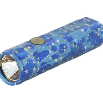 RovyVon A11 Mini Keychain Rechargeable LED Flashlight - 650 or 450 Lumens - CREE XP-G3 LED or Nichia 219C - Included Built-in Li-ion Battery Pack - Dawn in the Dark, Rainbow After Rain, or Sky Blue