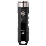 RovyVon A1x Polyamide Keychain Rechargeable LED Flashlight- 650 or 450 Lumens - CREE XP-G3 or Nichia 219C - Includes Built-In Li-ion Battery Pack - Black, Grey, or Army Green