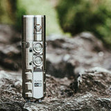 RovyVon A24 Gen 2 USB-C Rechargeable LED Flashlight - High Output or High CRI - 1000 Lumens or 700 Lumens- Uses 850mAh Li-ion Battery Pack - Titanium