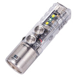 RovyVon A28 Gen 2 USB-C Rechargeable LED Flashlight - Cool White or High CRI - Multiple Side Light Options - Uses 850mAh Li-ion Battery Pack