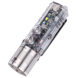 RovyVon A28 Gen 2 USB-C Rechargeable LED Flashlight - Cool White or High CRI - Multiple Side Light Options - Uses 850mAh Li-ion Battery Pack