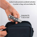 RovyVon A28 Gen 2 USB-C Rechargeable LED Flashlight - Cool White or High CRI - Multiple Side Light Options - Uses 850mAh Li-ion Battery Pack