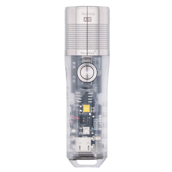 RovyVon Aurora A28 Rechargeable LED Flashlight - CREE XP-L HD or Nichia 219C - 1000 or 700 Lumens - Red and UV or White and UV LEDs - Includes 600mAh Li-Poly Battery Pack