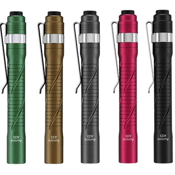 RovyVon Aurora A33 USB-C Rechargeable Penlight - 180 or 200 Lumens - Nichia 219C or CREE XP-G2 LED - Uses Built-In 600mAh Li-ion Battery Pack - Multiple Colors