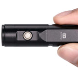 RovyVon A3x Mini Keychain Rechargeable LED Flashlight - 450 or 650 Lumens - Nichia 219C or CREE XP-G3 LED - Included Built-in Li-ion Battery Pack - Red or Gun Metal