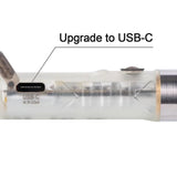 RovyVon A5 Gen 4 USB-C Rechargeable LED Flashlight - Luminus SST-20 or High CRI - 650 Lumens or 420 Lumens - White and UV or White and Red Side Lights - Uses 330mAh Li-ion Battery Pack