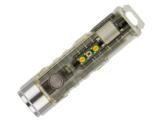 RovyVon A5 Gen 4 USB-C Rechargeable LED Flashlight - Luminus SST-20 or High CRI - 650 Lumens or 420 Lumens - White and UV or White and Red Side Lights - Uses 330mAh Li-ion Battery Pack