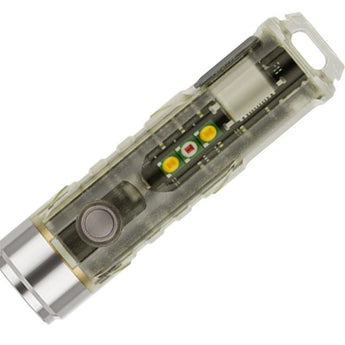 RovyVon A5 Gen 4 USB-C Rechargeable LED Flashlight - Luminus SST-20 or High CRI - 650 Lumens or 420 Lumens - White and UV or White and Red Side Lights - Uses 330mAh Li-ion Battery Pack