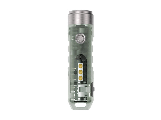 RovyVon Aurora A5x Mini Keychain Rechargeable GITD LED Flashlight - Nichia 219C LED - 450 Lumens - Includes Built-In Li-ion Battery Pack