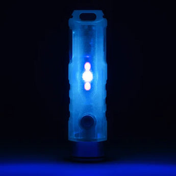 RovyVon Aurora A7 GITD USB-C Rechargeable LED Keychain Flashlight - White and UV - Nichia 219C or Luminus SST-20 LED