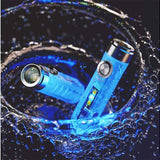 RovyVon A7 Gen 4 USB-C Rechargeable LED Flashlight - Luminus SST-20 or Nichia 219C LED - 650 Lumens or 420 Lumens - White and UV Side Lights - Uses 330mAh Li-ion Battery Pack