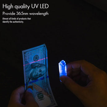 RovyVon A8 Gen 4 USB-C Rechargeable LED Flashlight - Luminus SST-20 or High CRI - 650 Lumens or 420 Lumens - UV, Red and White Side Lights or Amber, Red and Blue - Uses 330mAh Li-ion Battery Pack