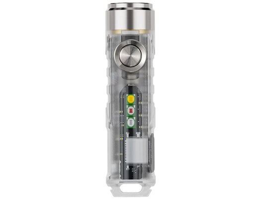 RovyVon A8 Gen 4 USB-C Rechargeable LED Flashlight - Luminus SST-20 or High CRI - 650 Lumens or 420 Lumens - UV, Red and White Side Lights or Amber, Red and Blue - Uses 330mAh Li-ion Battery Pack