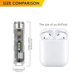 RovyVon Aurora A8 GITD USB-C Rechargeable LED Keychain Flashlight - 650 Lumens or 420 Lumens - Nichia 219C or Luminus SST-20 - White, Red and UV or Amber, Red and Blue - 3rd Gen - Uses Built-in 330mAh Li-Poly Battery Pack