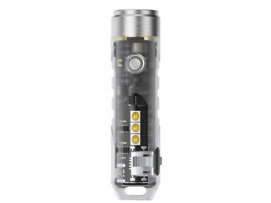 RovyVon Aurora A8X Mini Keychain Rechargeable LED Flashlight - Nichia 219C - 650 Lumens - Includes Built-In Li-ion Battery Pack