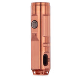 RovyVon Aurora A9 Copper Keychain Flashlight - CREE or Nichia LEDs - 650 Lumens - Includes Built-In 260mAh Li-Poly Battery Pack