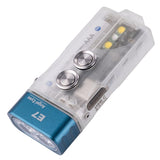 RovyVon Angel Eyes E7 GITD USB-C Rechargeable LED Keychain Flashlight - Luminus SST-20 - Cool or Warm White - White and UV or Red Light Output - Uses Built-in 330mAh Li-Poly Battery Pack or 1 x AAA