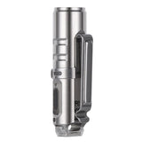 RovyVon Aurora A2 USB-C Rechargeable LED Keychain Flashlight - Luminus SST-20 or Nichia 219C LEDs - 3rd Gen - Uses Built-in 300mAh Li-Poly Battery Pack - Silver, Matte Black, or PVD Blue Colors