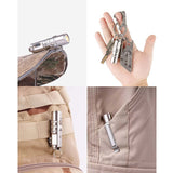 RovyVon Aurora A2 USB-C Rechargeable LED Keychain Flashlight - Luminus SST-20 or Nichia 219C LEDs - 3rd Gen - Uses Built-in 300mAh Li-Poly Battery Pack - Silver, Matte Black, or PVD Blue Colors