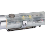 RovyVon Aurora A5 GITD USB-C Rechargeable LED Keychain Flashlight - Luminus SST-20 or Nichia 219C LEDs - White and UV or Red Output - 3rd Gen - Uses Built-in 330mAh Li-Poly Battery Pack