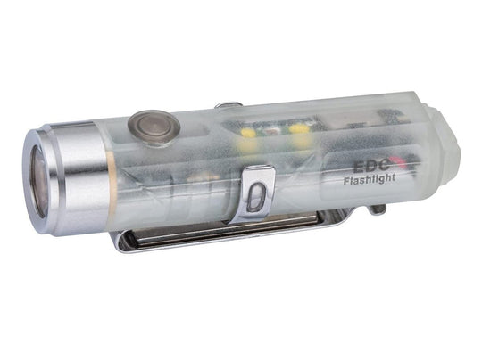 RovyVon Aurora A5 GITD USB-C Rechargeable LED Keychain Flashlight - Luminus SST-20 or Nichia 219C LEDs - White and UV or Red Output - 3rd Gen - Uses Built-in 330mAh Li-Poly Battery Pack