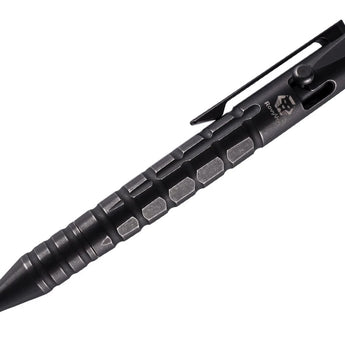 RovyVon Commander C10 Tactical Titanium Pen - Available in Natural Ti, Sandblasted, and PVD Black